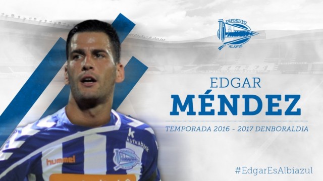 El Alavés ficha al centrocampista Edgar Méndez