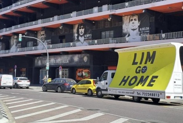 Libertad VCF publicita en la calle su marcha contra Lim para llegar a los desconectados
