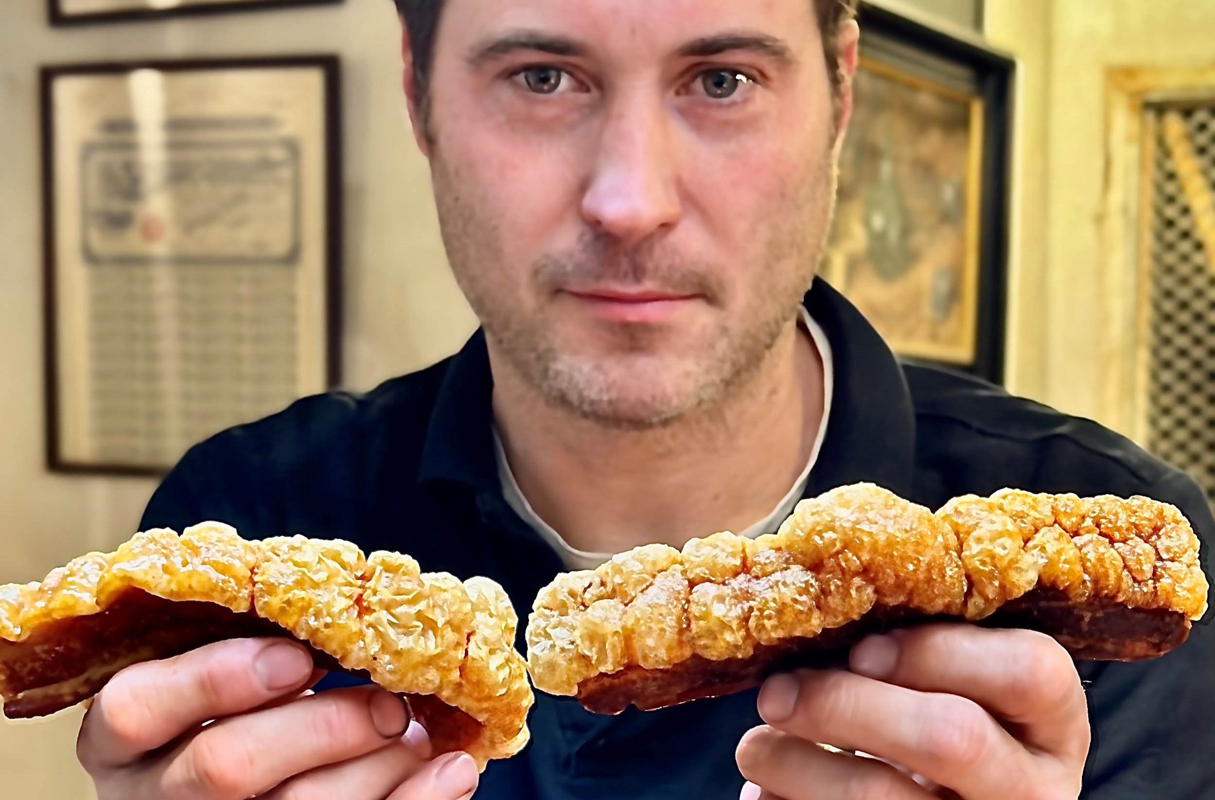 Rafael Argaiz, artífice de los torreznos de 'Estraperlo'. Torrezno de Soria - 