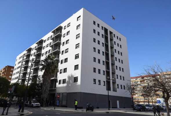 Llegan las primeras diez familias afectadas por el incendio al edificio de Safranar
