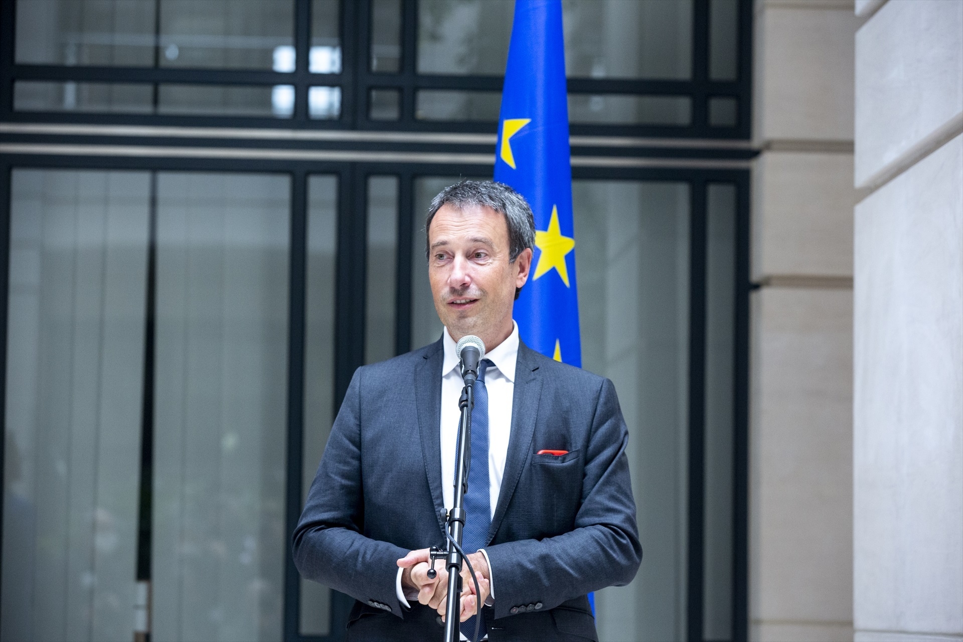 El ministro de Agricultura de Bélgica, David Clarinval. Foto: HATIM KAGHAT/BELGA/DPA - 