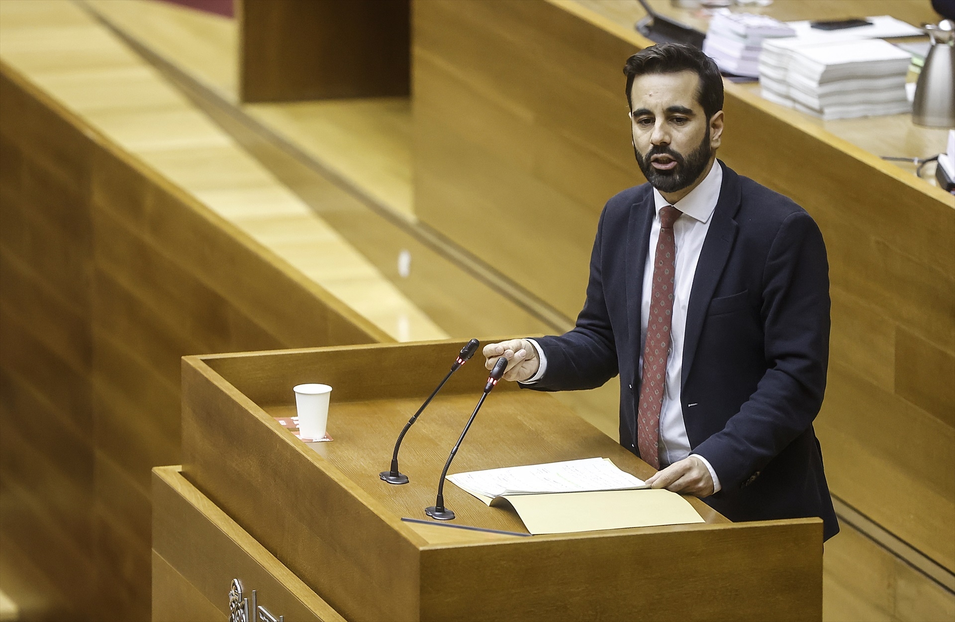El secretario de Organización del PSPV, José Muñoz, en una imagen de archivo. Foto: ROBER SOLSONA/EP - 