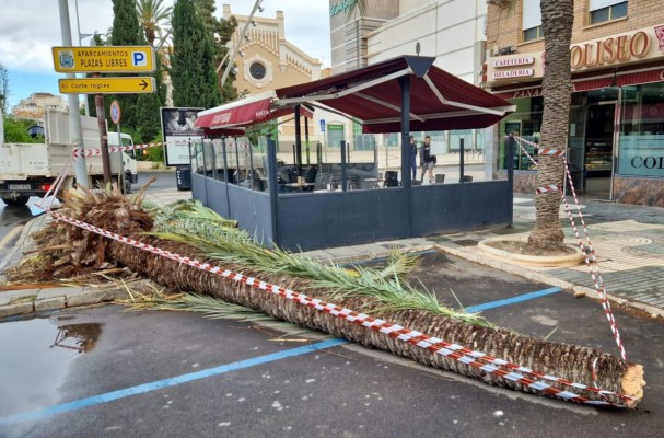 La AEMET eleva la alerta amarilla por vientos de hasta 70 kilómetros por hora en Cartagena