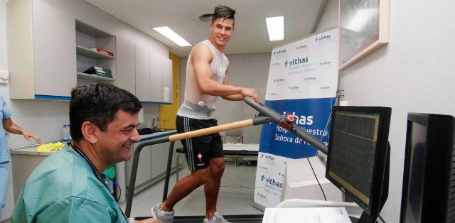Roncaglia completa su primer entrenamiento con el Celta