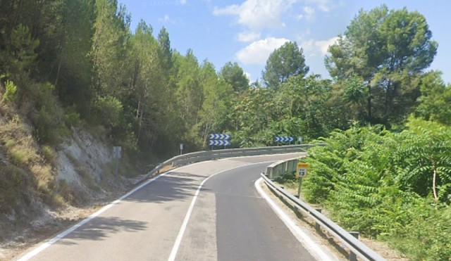Las obras en la CV-655 entre Ontinyent y Fontanars dels Alforins cortarán el tráfico hasta junio