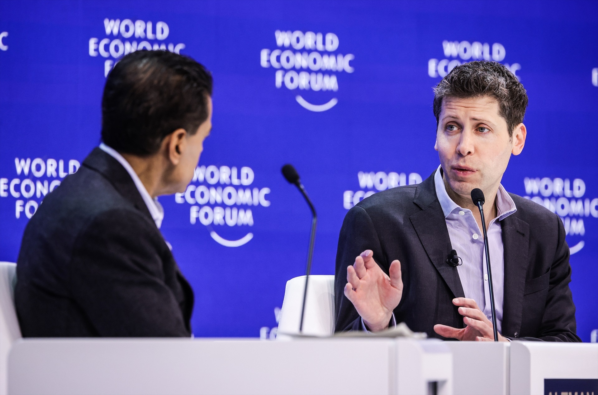 Foto de archivo Sam Altman, director del sistema ChatGPT. Foto: HANNES P. ALBERT/DPA - 