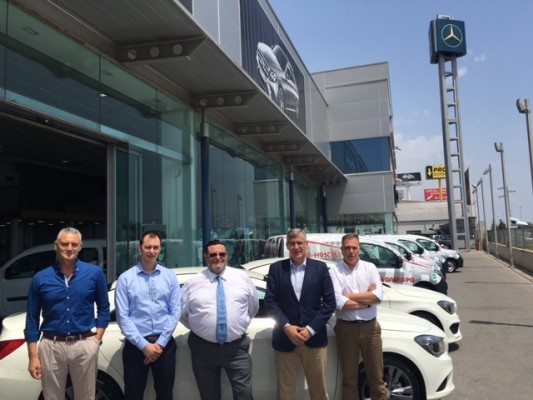 Manin-Hostelería amplía su flota de vehículos con Mercedes-Benz Valencia