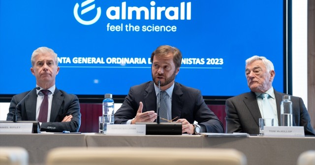 El 'Almax' (Almirall) cotiza al alza en el parqué bursátil y mira de nuevo hacia el Ibex 35