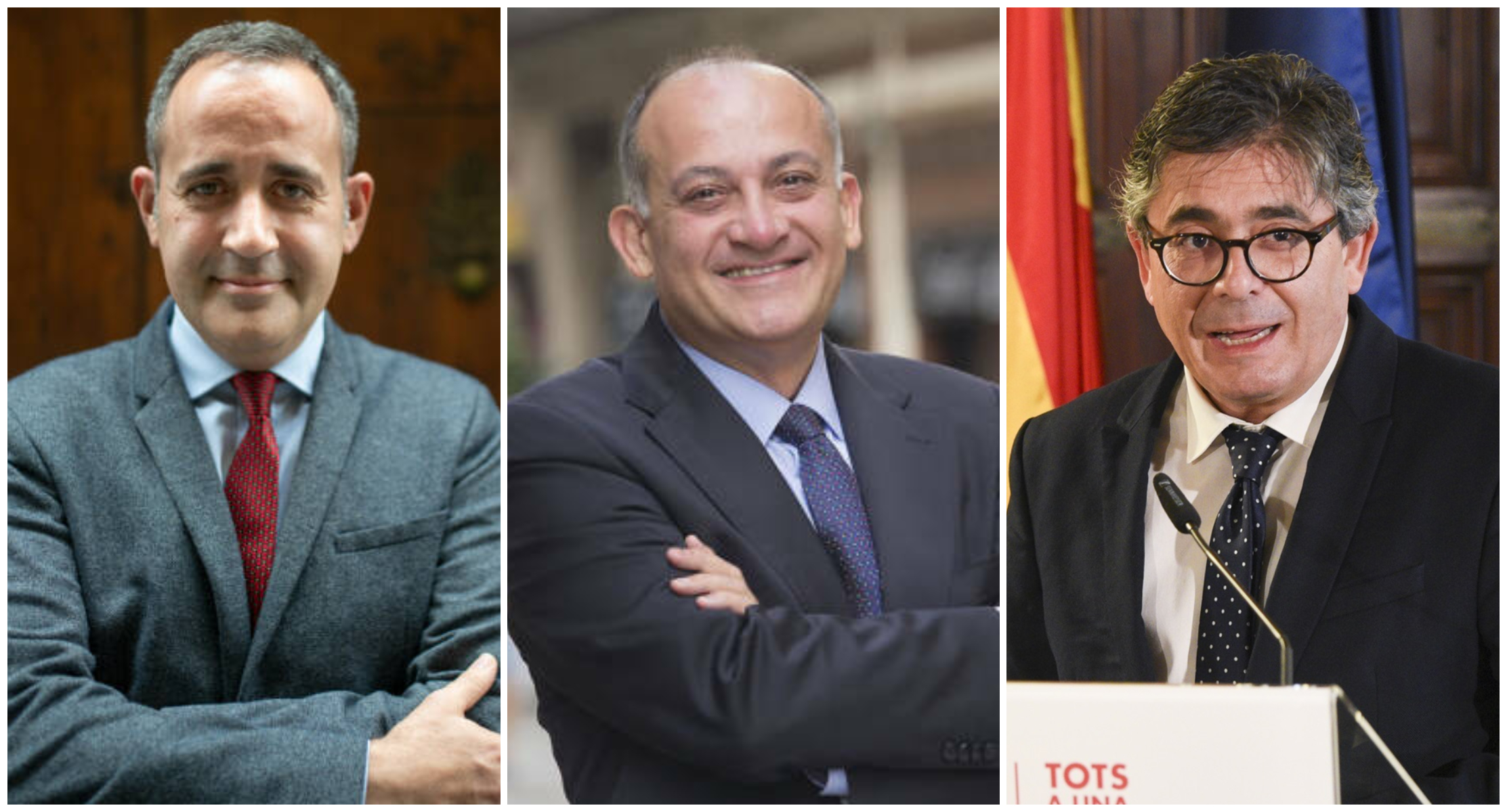 Jorge Alarte, Joan Calabuig y Alfred Boix, suenan para acceder a responsabilidades en Madrid. Foto: VP - 