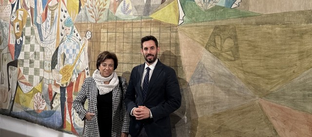 Los dos murales de Carpe que se encuentran en el Museo Arqueológico se expondrán durante dos períodos al año