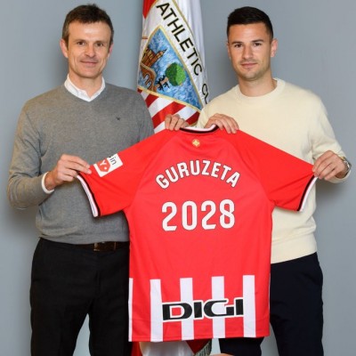 Gorka Guruzeta renueva con el Athletic Club hasta 2028