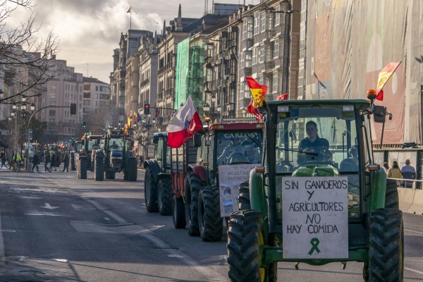 Logros y aspiraciones de las protestas agrarias que dependen de la Unión Europea