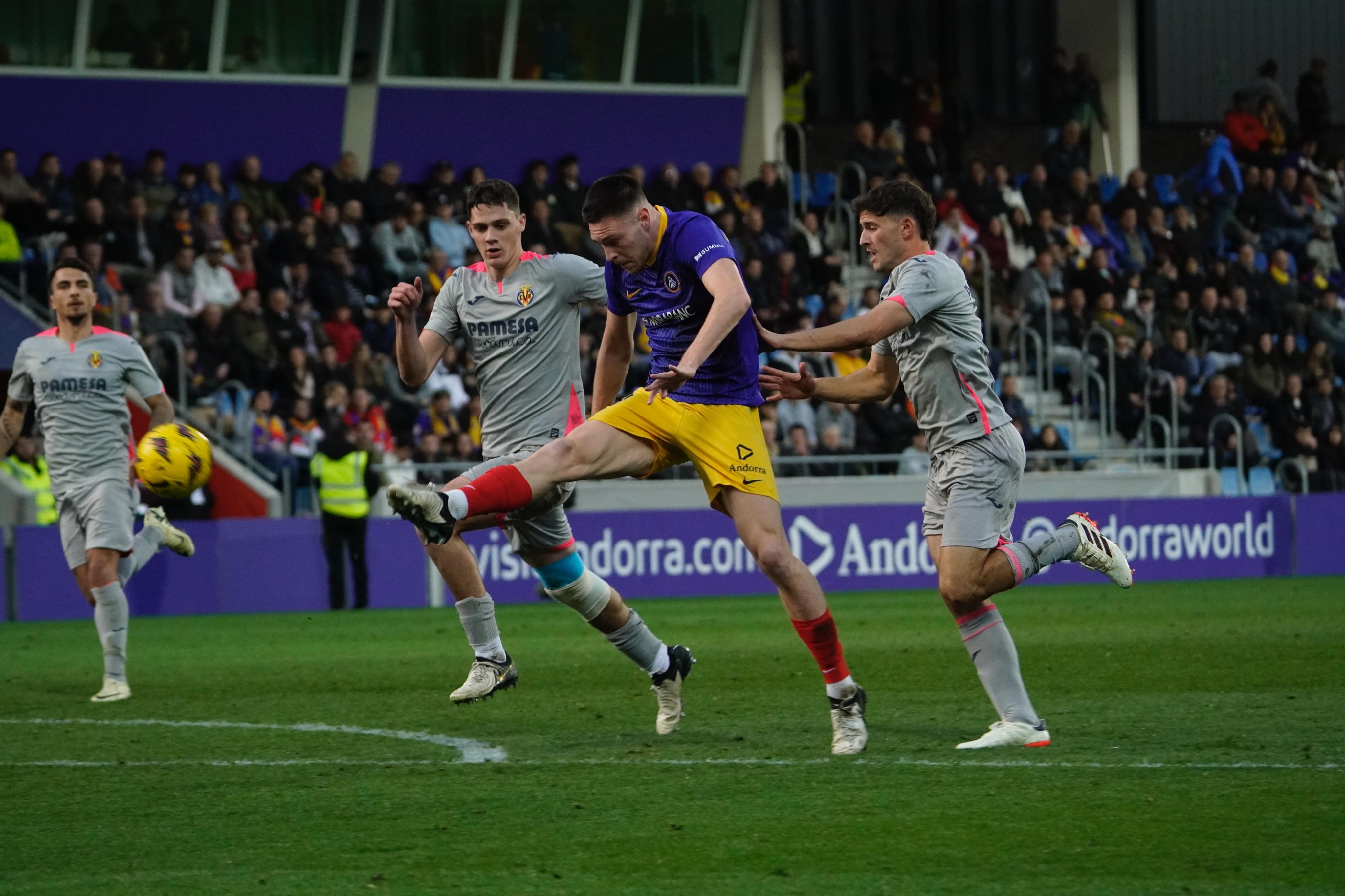 Al Villarreal B se le escapan dos puntos en Andorra