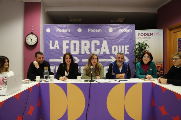 Podem sitúa a Pau Vivas como 'número 2'; Natalia Jérez será la portavoz en Alicante 