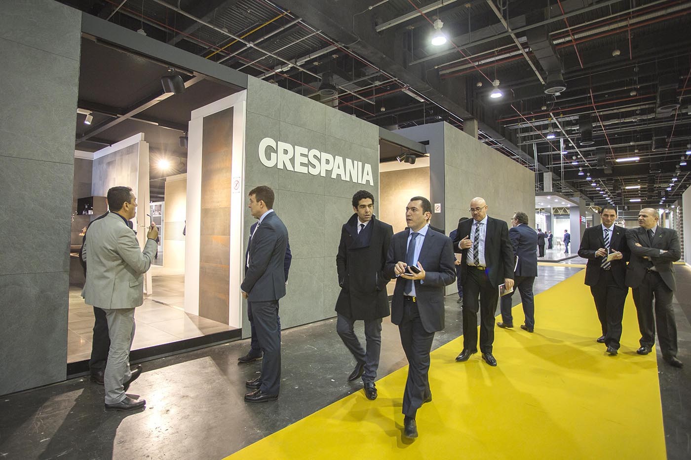 Stand de Grespania en la pasada edición de Cevisama. Foto: MARGA FERRER - 