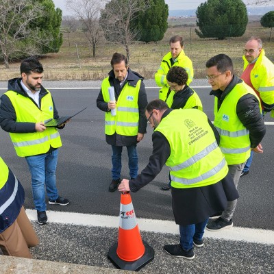 El cono conectado de Erum Vial supera con éxito
las pruebas del Ministerio y la DGT