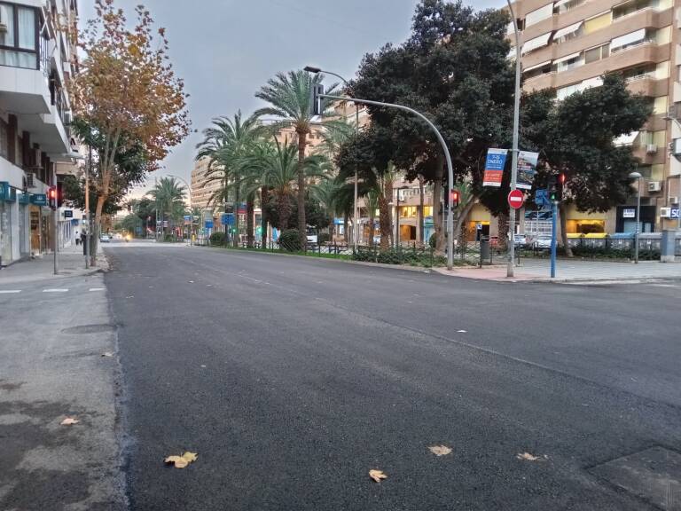 La avenida de Óscar Esplá de Alicante, en imagen de archivo. - 