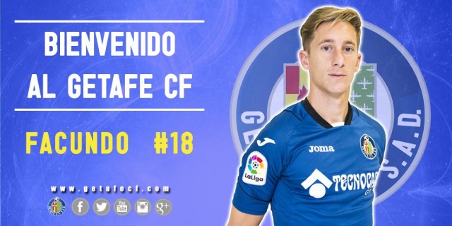 Facundo Castillón, nuevo futbolista del Getafe