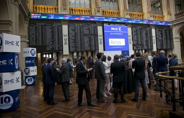 'Subidón' del 8,1% en el estreno de la biomédica madrileña Atrys Health en el MAB