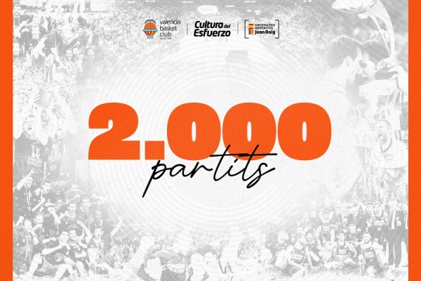 El primer equipo masculino de Valencia Basket llega a los 2.000 partidos oficiales
