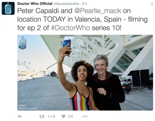 La mítica serie británica Doctor Who se rueda en Valencia