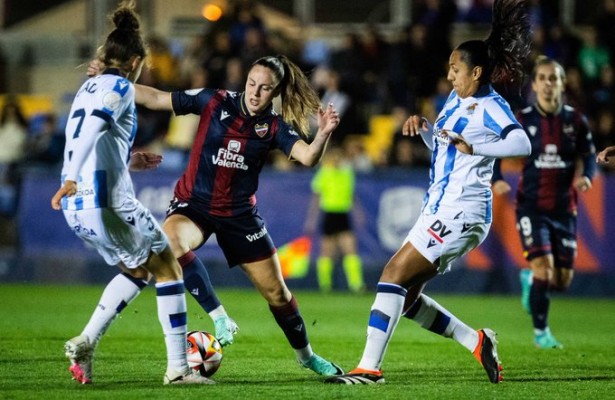 El Levante se despide de la Copa de la Reina tras caer ante la Real Sociedad