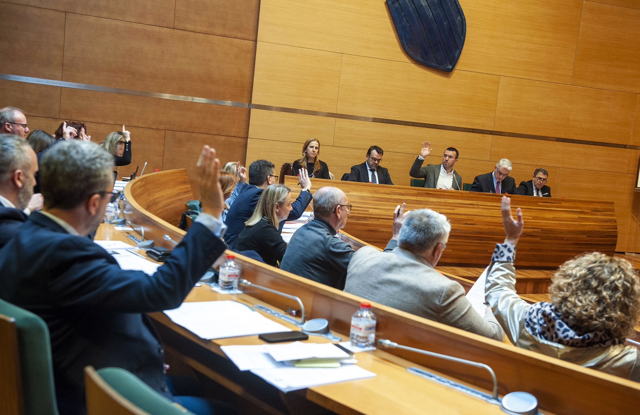 Pleno de la Diputación de Valencia celebrado en enero. Foto: DIVAL - 