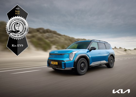 El Kia EV9 vence en la categoría de SUV de los premios Women's Worldwide Car of the Year 2024