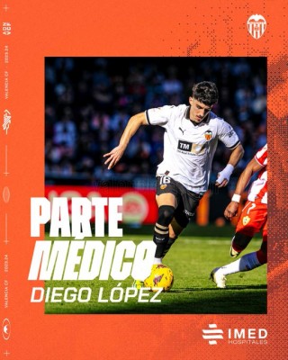 Diego López, operado de una fractura en el pómulo izquierdo
