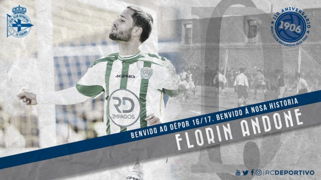 Florin Andone supera el reconocimiento médico y firma 5 años de contrato