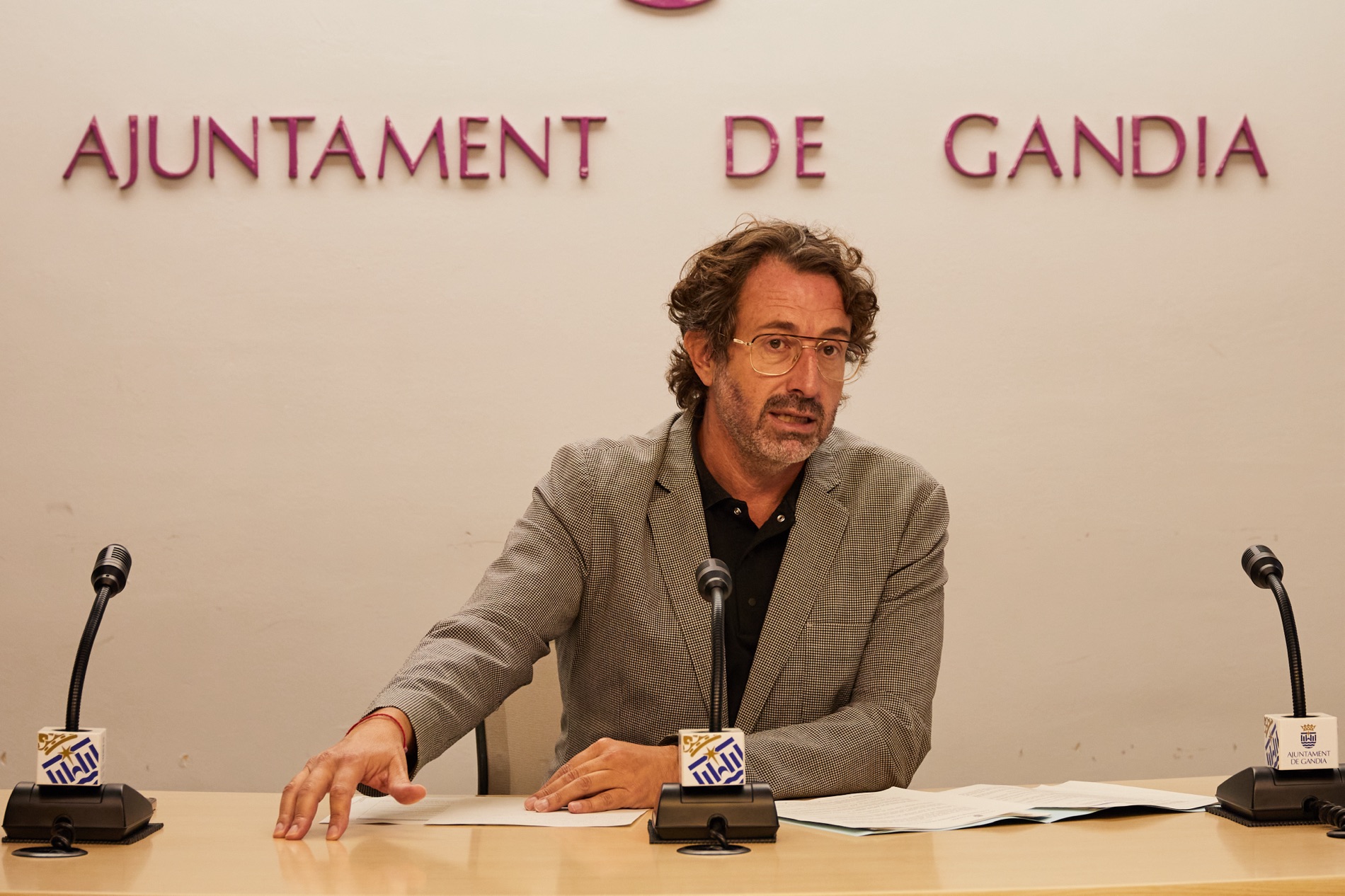El edil de Movilidad y Tráfico de Gandia, Vicent Mascarell. Foto: Ajuntament de Gandia - 