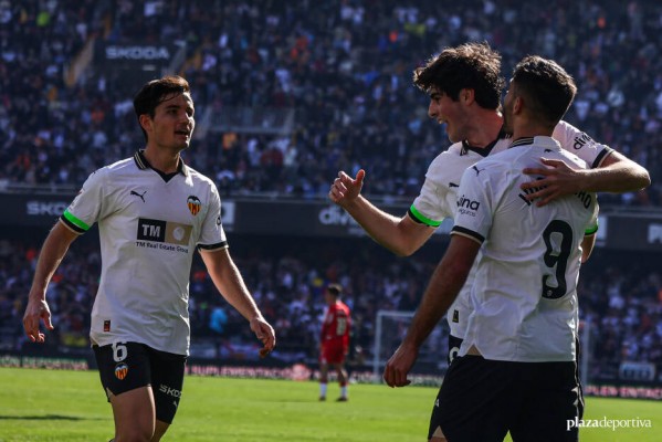 El Valencia, segundo mejor equipo en la liga en 2024