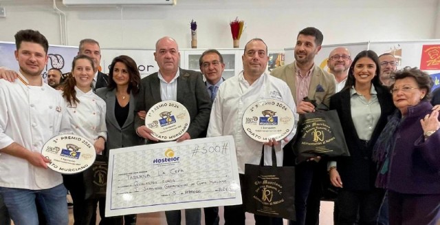 El restaurante 'La Cepa' gana las 'I Jornadas Gastronómicas del chato murciano' de Lorca con un 'donut' de carrillera