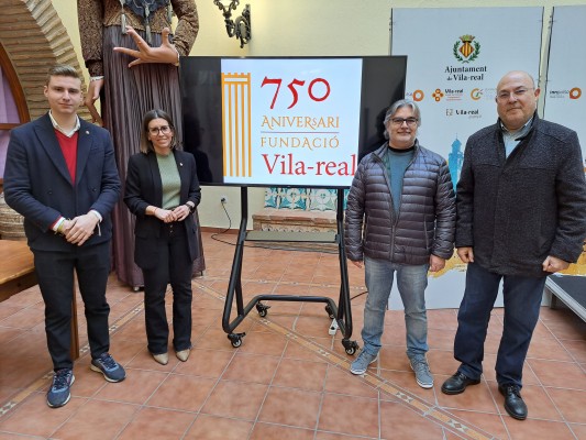 Vila-real presenta la imatge del seu 750é aniversari com a avantsala de la programació anual d'actes