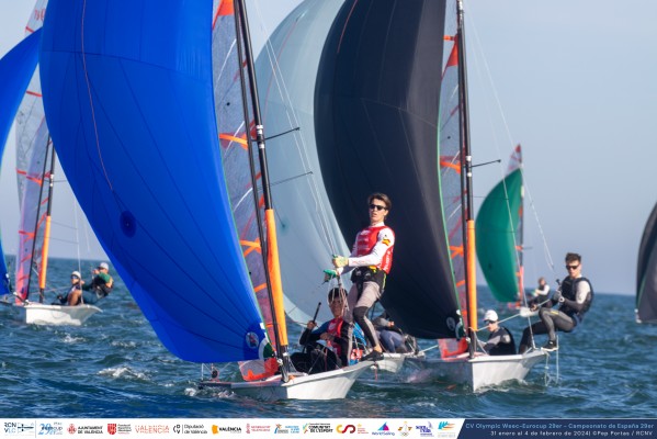  Los Codoñer y las féminas Laiseca, campeones de España 29er 