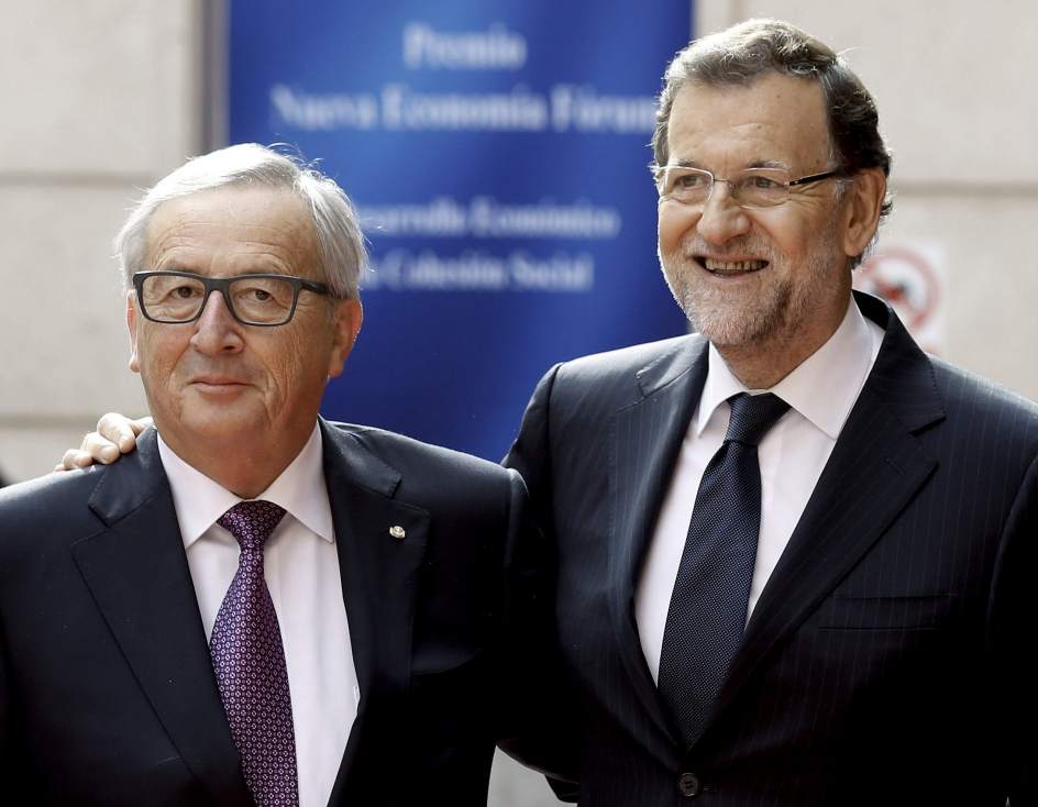 Jean Claude Juncker y Mariano Rajoy - 