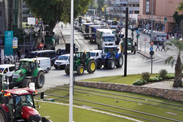 Los agricultores protestan