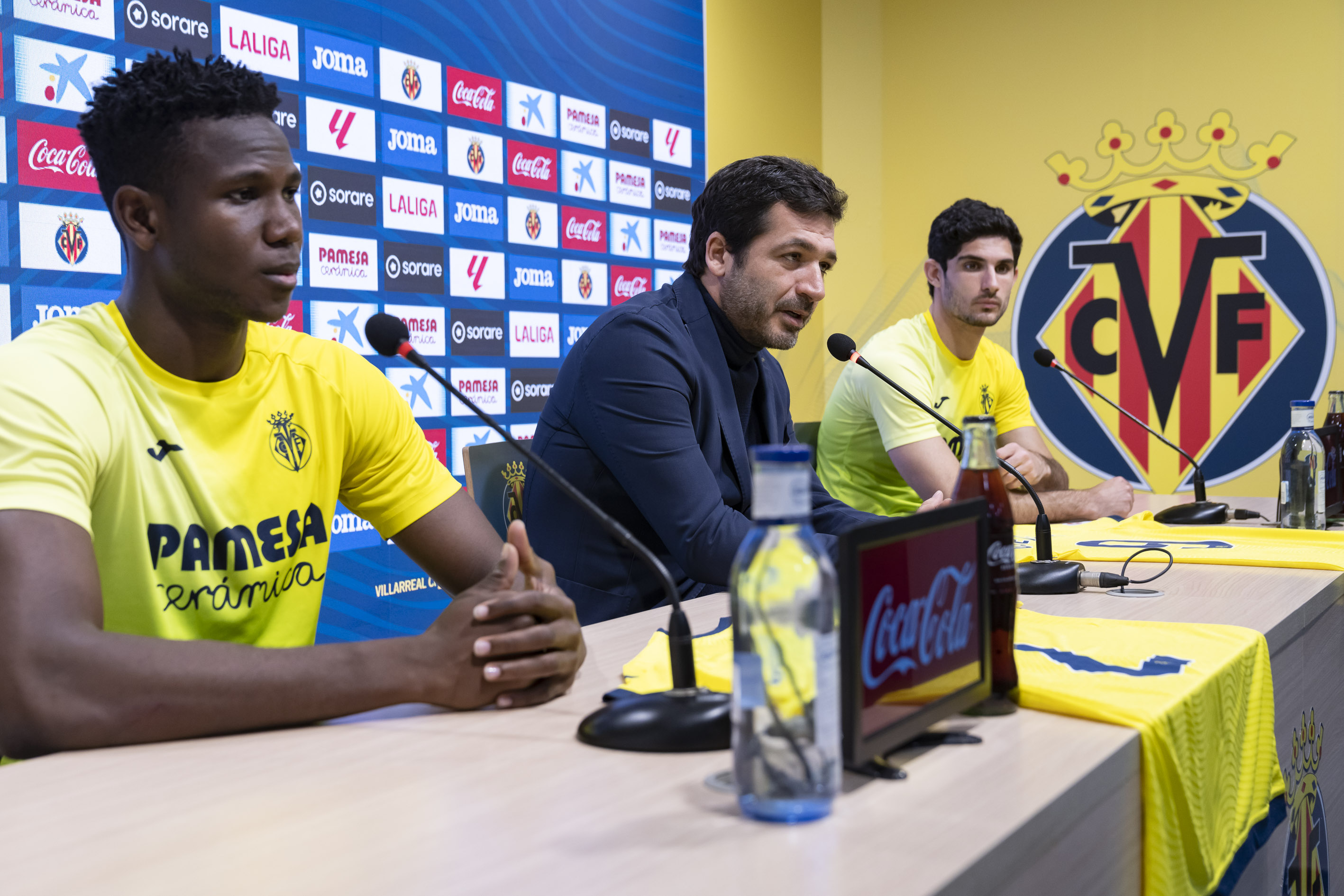 Presentación de Yerson Mosquera y Gonçalo Guedes. Villarreal CF - 