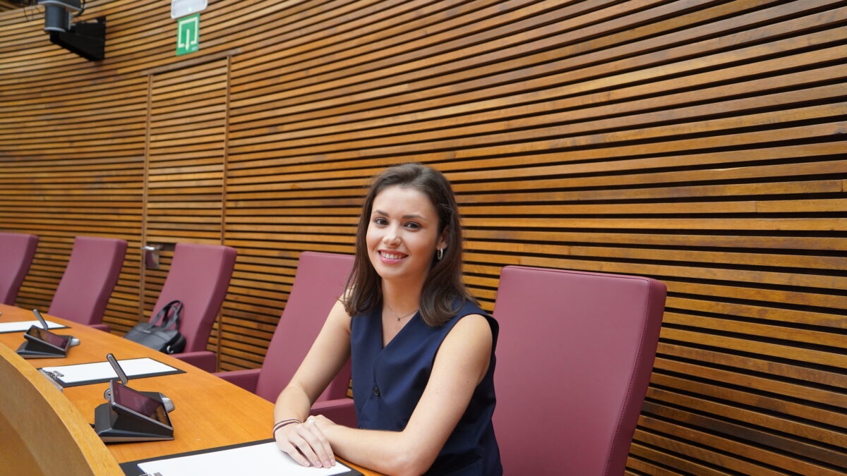 La diputada del grupo popular, Andrea Gigante. Foto: PPCV - 