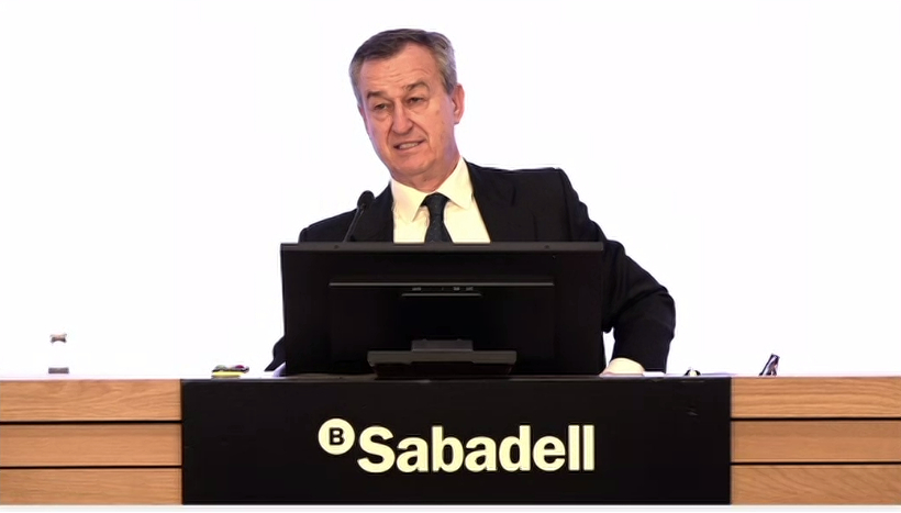 César González Bueno, en la presentación de resultados de 2023.  - 