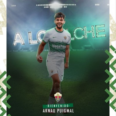 El Elche confirma la cesión con opción de compra de Arnau Puigmal
