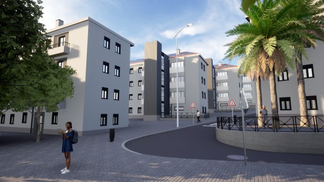 Gran despliegue inmobiliario de Elche para este año: así quedarán Porfirio Pascual y el edificio para alquiler 