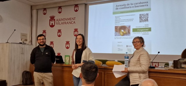Vilafranca acull una jornada per a revivar i continuar el cultiu de la carabassa al municipi