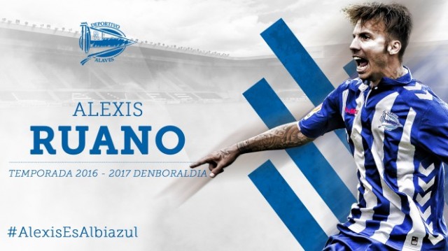 Alexis Ruano ficha por el Deportivo Alavés