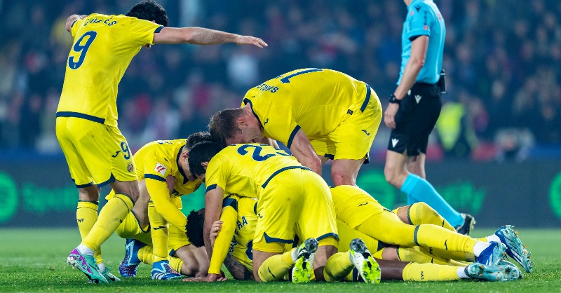 El Villarreal firmó ante el Barça su quinta 'manita' como visitante en su estancia en Primera División