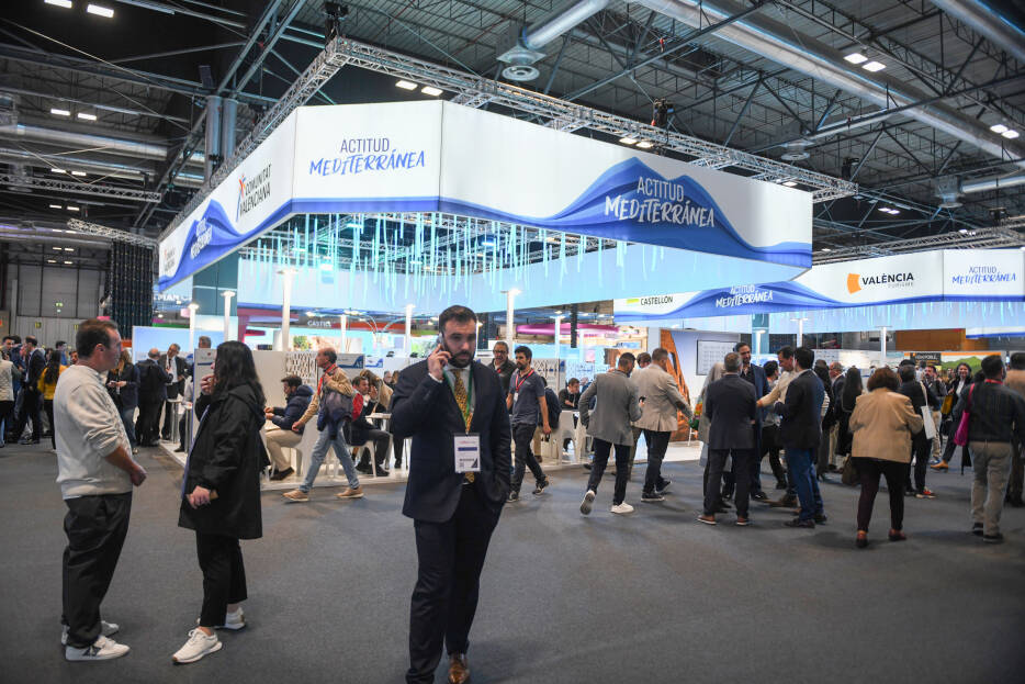 El expositor de la Comunitat Valenciana acoge más de 5.000 reuniones en Fitur 2024