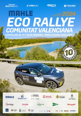 El MAHLE Eco Rallye de la Comunitat Valenciana presenta el cartel oficial de su décimo aniversario