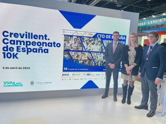 Crevillent presenta en Fitur 2024 el Campeonato de España 10 KM en Ruta
