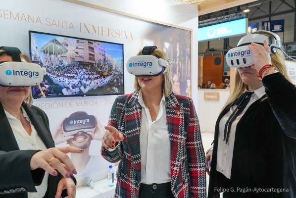 La realidad inmersiva, basada en imágenes captadas en 360º, permitirá disfrutar de la Semana Santa de Cartagena  