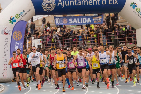 Elche celebra el 11 de febrero una nueva edición de la carrera solidaria 10k Rotary
